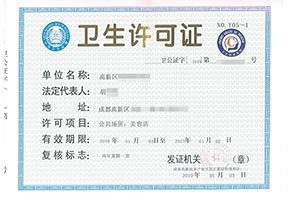 卫生许可证信息咨询服务（不含许可类）